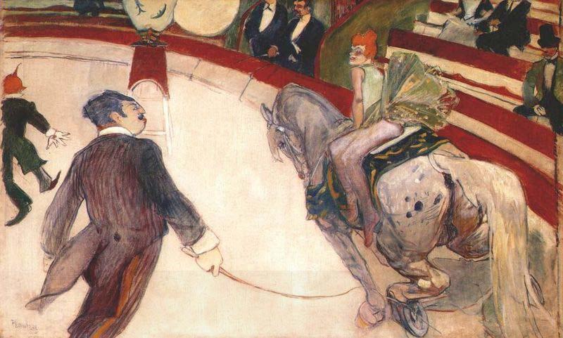 Henri de toulouse-lautrec At the Circus Fernando China oil painting art